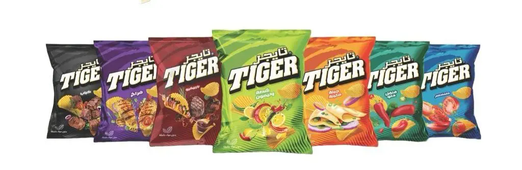 Tiger Flavored Chips Small 18 packs