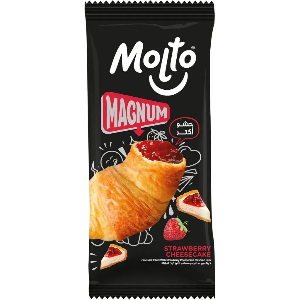 Molto Magnum Strawberry 24 packs