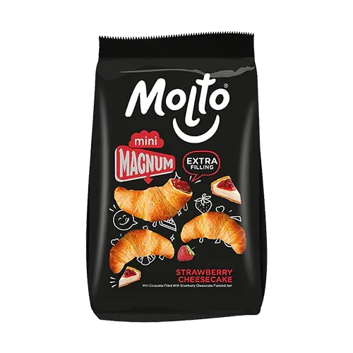 Molto Magnum Mini Strawberry 24 packs