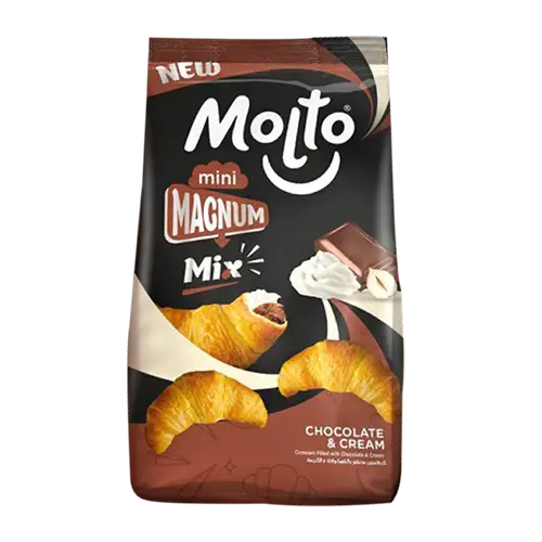 Molto Magnum Mini Cream And Chocolate 24 packs