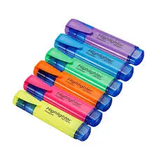 هايلايتر 6 ألوان 6 قطع