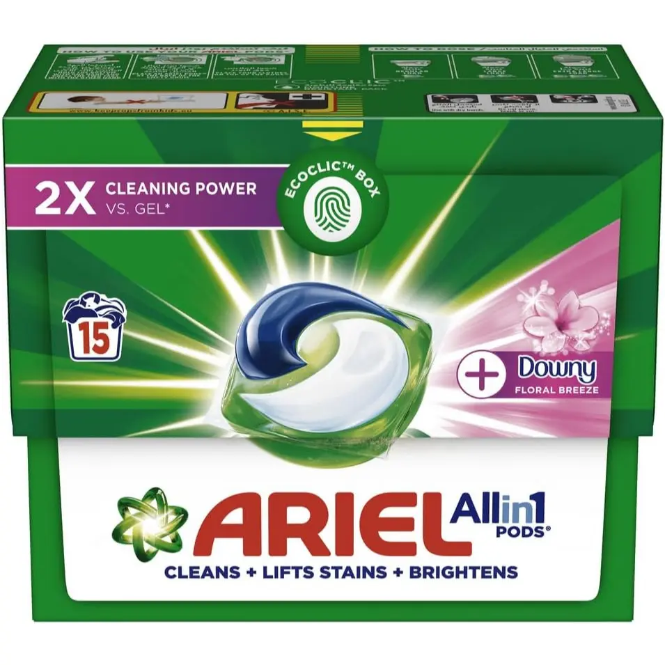 Ariel – Automatic 3in1 Laundry Detergent Pods – 15 Capsules