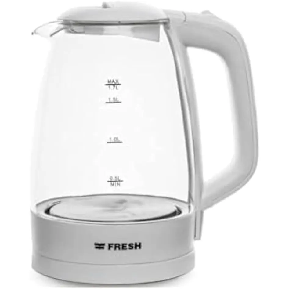 Fresh Glass Electric Kettle – 2200W, 1.7L