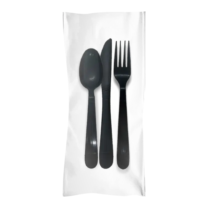 Full Plastic Cover Pack (Spoon+Fork+Knife) 100 pcs