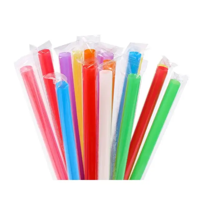 Smoothie Colored Straws 50 straws 10 pcs
