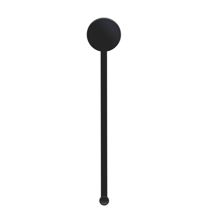 Plastic Black Stirrers 100 stirrer 10 pcs