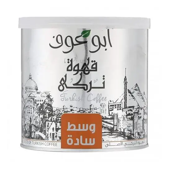 أبو عوف قهوة وسط سادة ٢٥٠ جرام – ٤ قطع