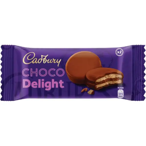 [none] Cadbury Delight Chocolate Coated Biscuits 12 packs