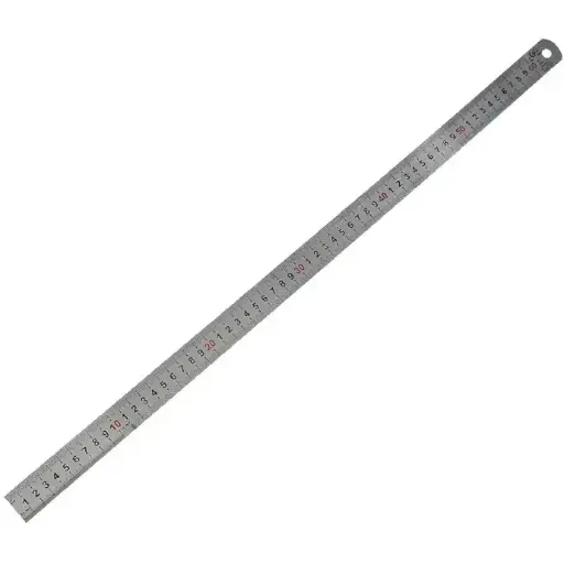 [none] مسطرة معدنية 60 سم