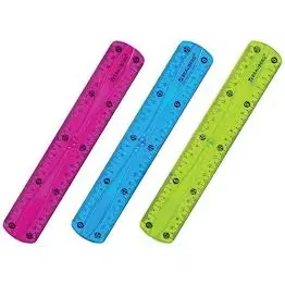 [none] Flexible Ruler 20 cm 24 pcs