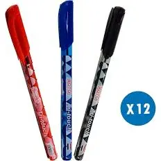 [none] Red Pen Roto Tri Touch 12 pc