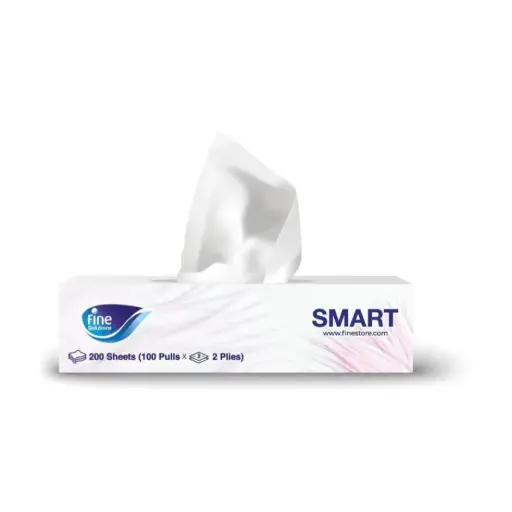 Fine Smart Facial Tissues – 200 Sheets – 2 Ply – 66 Packs