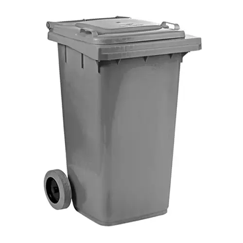 [none] Garbage Bin with Wheels 240 Liters