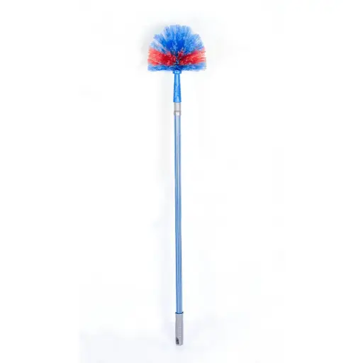[none] Round Head Duster With Handle