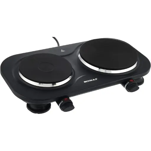 [none] Sonai Hot Plate, adjustable thermostat, 2 heater 2500 Watt - SH-360