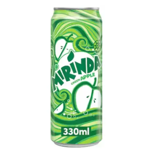 [none] Mirinda Apple Can 320 ml 24 pcs