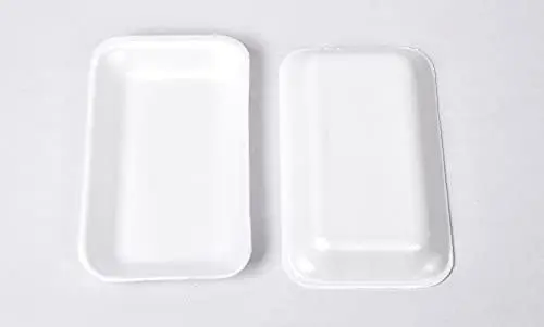 [none] Foam White Plates 100 plates 1 kg 1 pcs