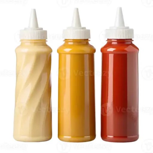 [none] Large Sauce Bottles 10 pcs