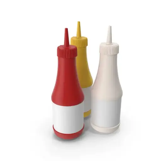 [none] Small Sauce Bottles 10 pcs
