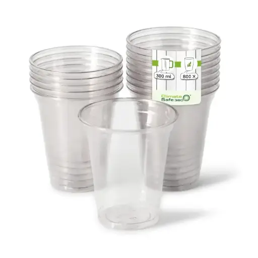 [none] PP Plastic Cups 300 Oz 1000 Cups 1 pcs