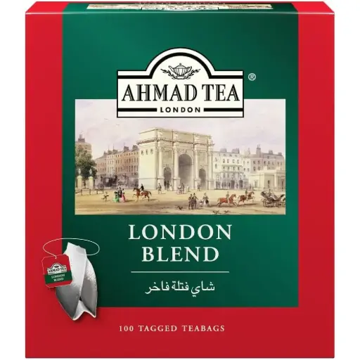 [none] أحمد تي لندن بليند ١٠٠ كيس شاي – قطعة واحدة