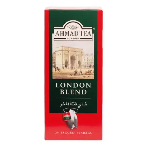 [none] أحمد تي لندن بليند ٢٥ كيس شاي – قطعة واحدة
