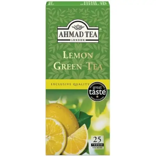 [none] Ahmad Tea Green Tea With Lemon 25 teabags 1 pcs