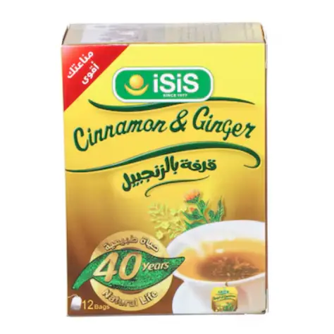 [none] Isis Cinnamon And Ginger 12 teabags 12 pcs
